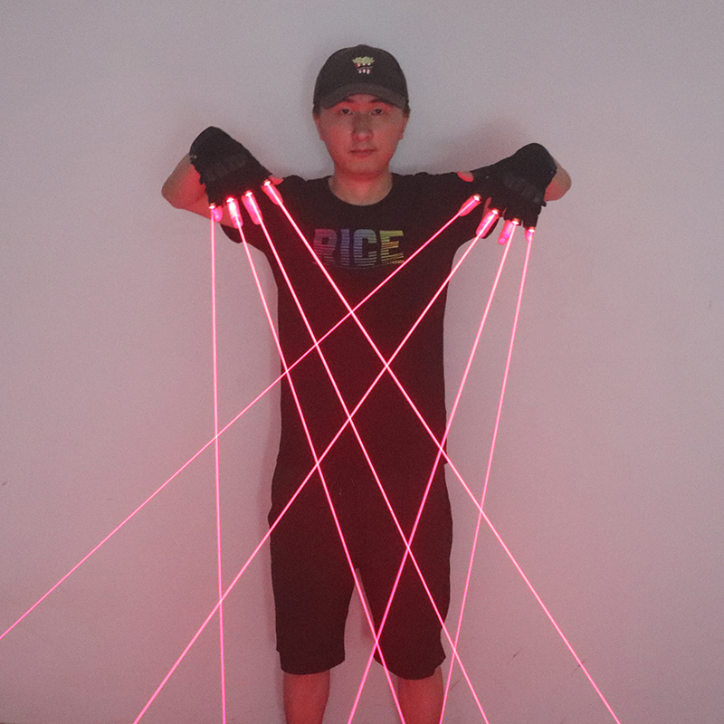 Gants Laser rouges 650nm, gant - Led Gloves Music avis et prix