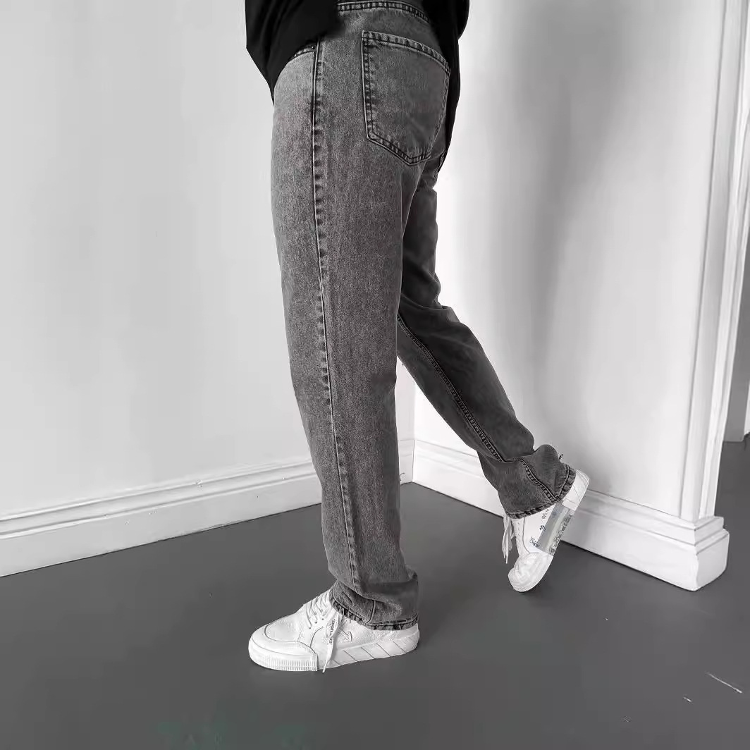 Jeans slim à jambe droite haut - Smart Pen Digital avis et prix